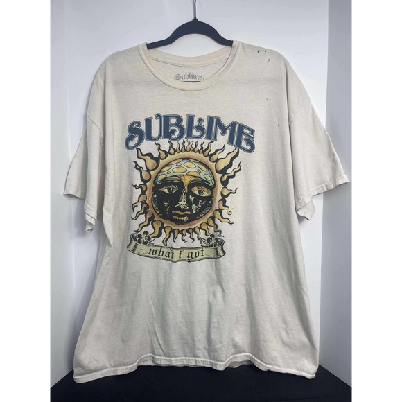 Sublime Other - SUBLIME "What I Got" Sun Face Graphic T Shirt Mens Large